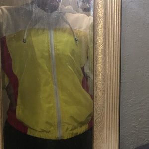 Yellow/red/white windbreaker 💨